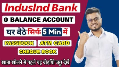 indusind bank 0 balance account opening